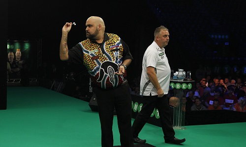 Kyle Anderson und James Richardson Unibet European Darts Championship