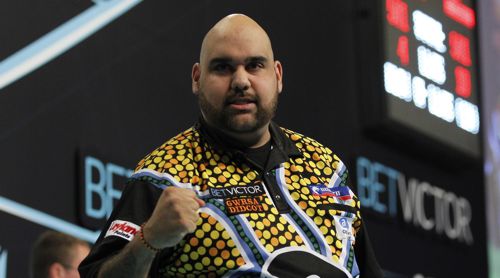 Kyle Anderson beim PDC World Matchplay Darts