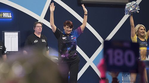 Lisa Ashton genoss ihren Auftritt im Alexandra Palace