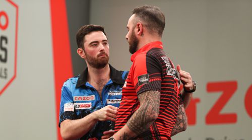 Luke Humphries wirft Joe Cullen aus den Players Championship Finals