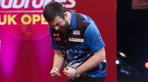 Luke Humphries bei den UK Open 2021