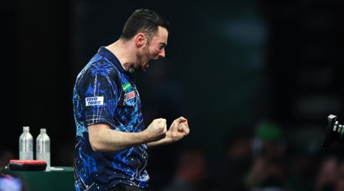Luke Humphries schreit