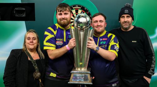 Luke Littler und seine Familie