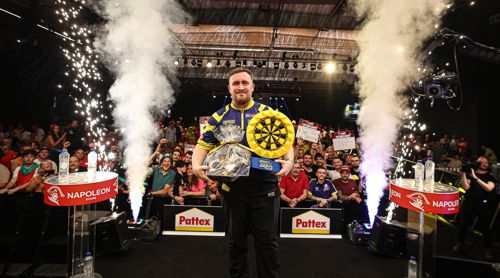 Luke Littler gewinnt die Flanders Darts Trophy