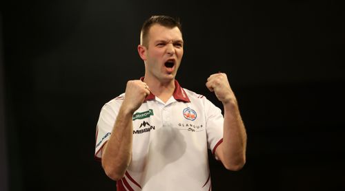 Madars Razma gewinnt trotz 9-Darter von Christian Kist