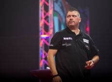 Marko Puls bei der German Darts Championship in Hildesheim