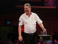 Martin Adams hat sichtlich Spaß an seiner Grand Slam Teilnahme