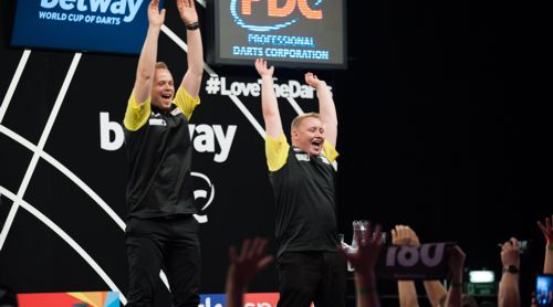Max Hopp und Martin Schindler spielen unter deutscher Flagge