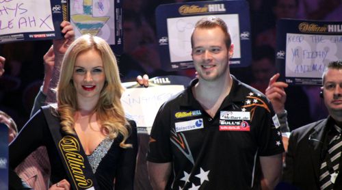 Max Hopp Walk on bei der PDC Darts WM