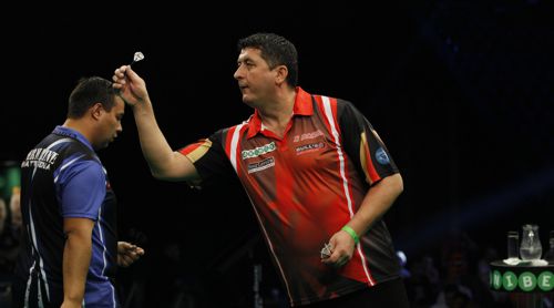 Mensur Suljovic Unibet European Darts Championship