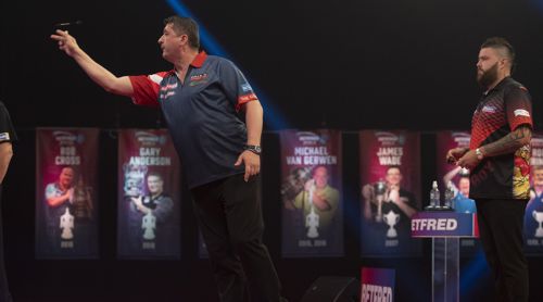 Mensur Suljovic nutzte seine Chancen gegen Michael Smith nicht