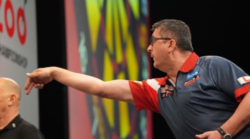 Mensur Suljovic mit Brille