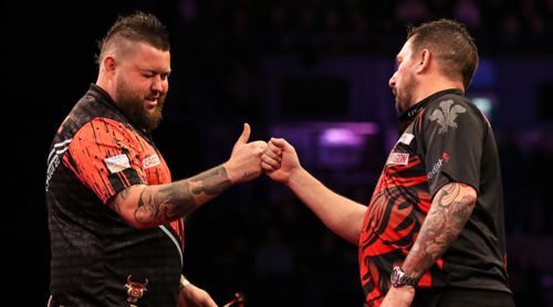 Michael Smith und Jonny Clayton