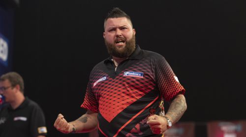 Michael Smith auf dem Weg zu seinem ersten Major-Titel