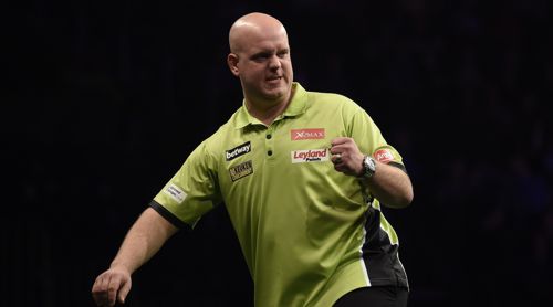 Michael van Gerwen Dartspieler des Monats April 2016