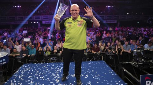 Michael van Gerwen gewann den Grand Prix-Titel zum fnften Mal