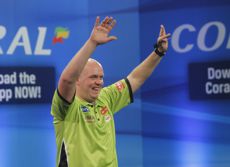 Michael van Gerwen wirft den ersten UK Open 9-Darter seit vier Jahren