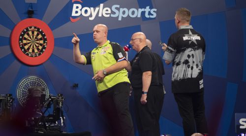 Michael van Gerwen problemlos gegen Chris Dobey