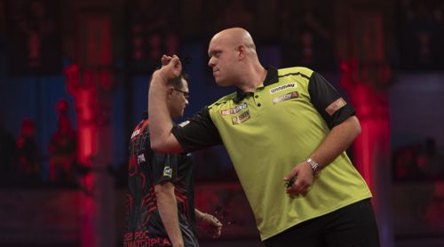 Michael van Gerwen mit Problemen gegen Damon Heta