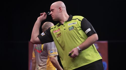 Darius Labanauskas chancenlos gegen Michael van Gerwen