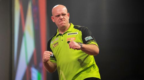 Michael van Gerwen auf dem Weg ins Halbfinale der WM