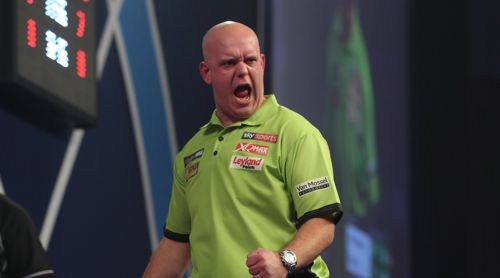 Michael van Gerwen zieht in das Viertelfinale der Darts WM 2018 ein