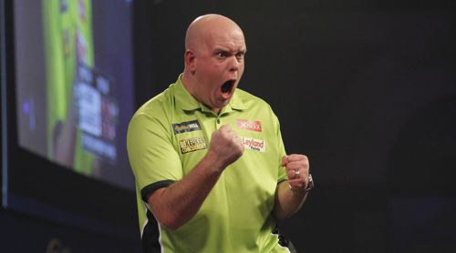 Michael van Gerwen auf dem Weg zum zweiten Weltmeister-Titel