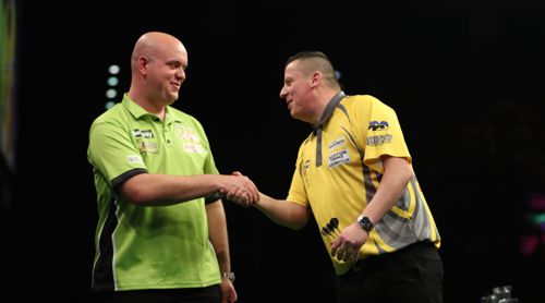 Dave Chisnall und Michael van Gerwen