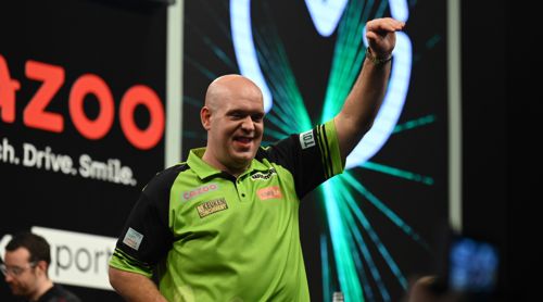 Van Gerwen ist nach seinem ersten Tagessieg neuer Spitzenreiter