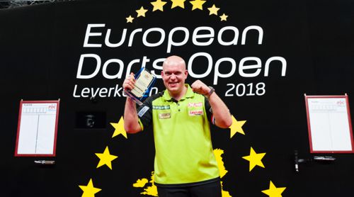 Michael van Gerwen gewann das erste Turnier der European Tour 2018