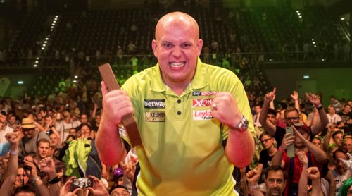 Michael van Gerwen besiegte Michael Smith im Finale der Austrian Darts Masters 2017 mit 6:5