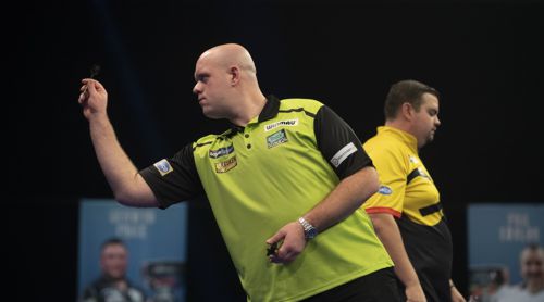 Michael van Gerwen stark gegen Gabriel Clemens