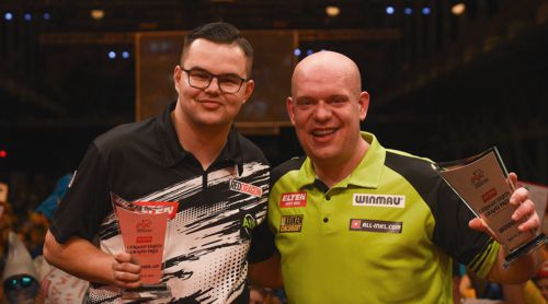 Michael van Gerwen besiegt seinen Landsmann Gian van Veen