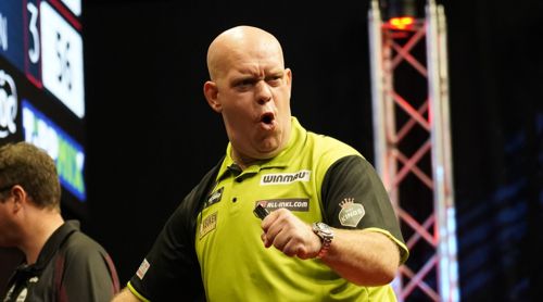 Michael van Gerwen zieht in das Endspiel der Hungarian Darts Trophy ein