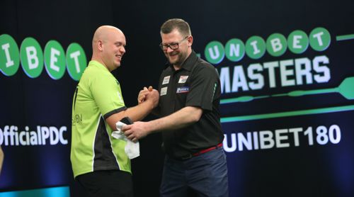 Michael van Gerwen hatte keine Probleme mit James Wade