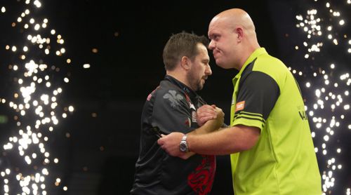 Michael van Gerwen unterliegt Jonny Clayton