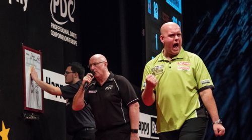 Michael van Gerwen hat in Göttingen allen Grund zum Jubel