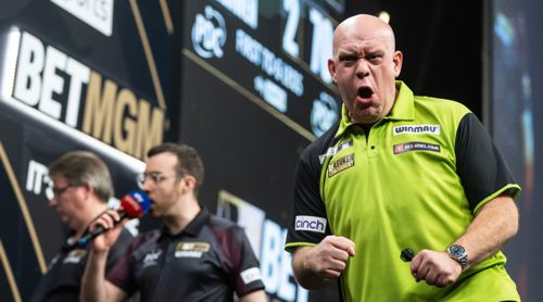 Michael van Gerwen 6:4 Chris Dobey