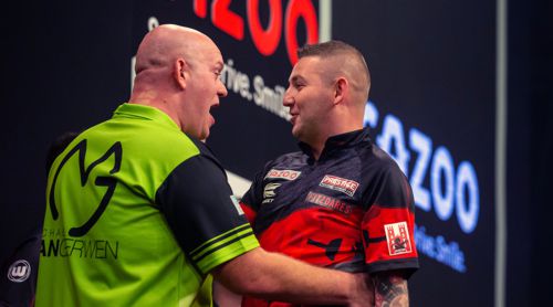 Michael van Gerwen 6:4 Nathan Aspinall