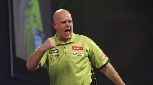 Michael van Gerwen souverän in Runde zwei der Weltmeisterschaft