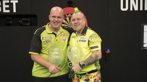 Michael van Gerwen und Peter Wright World Grand Prix 2018