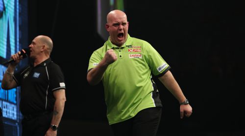 Michael van Gerwen besiegte Phil Taylor vor heimischem Publikum