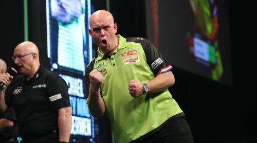 Michael van Gerwen brannte gegen Gary Anderson ein wahres Feuerwerk ab