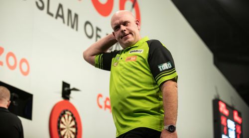 Michael van Gerwen wirkt ratlos