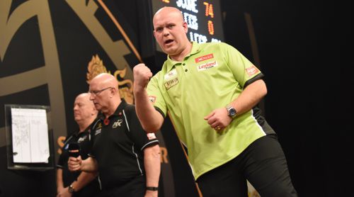 Michael van Gerwen ist auch beim Grand Slam Topfavorit auf den Titel