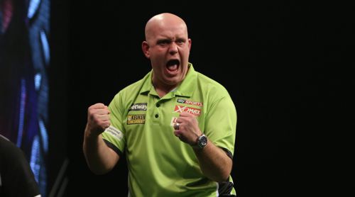 Weltmeister Michael van Gerwen schlägt Jelle Klaasen mit 7:4