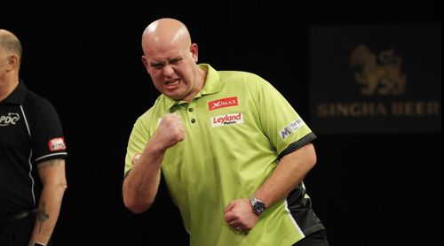James Wade ist aus dem Häuschen, in das Halbfinale des Grand Slam of Darts einzuziehen