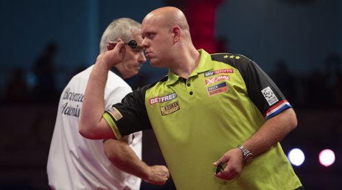 Michael van Gerwen und Steve Beaton