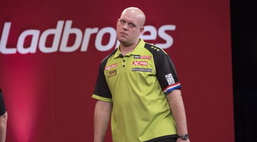Michael van Gerwen musste sich bereits in seiner Auftaktpartie geschlagen geben