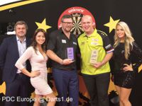Michael van Gerwen ist Titelverteidiger der European Darts Trophy Michael van Gerwen ist Titelverteidiger der European Darts Trophy
